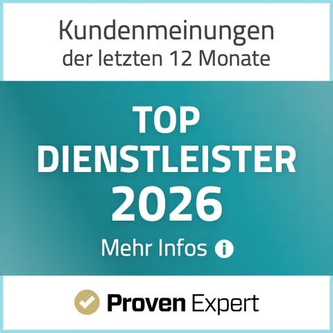 ProvenExpert Top-dienstverlener 2026